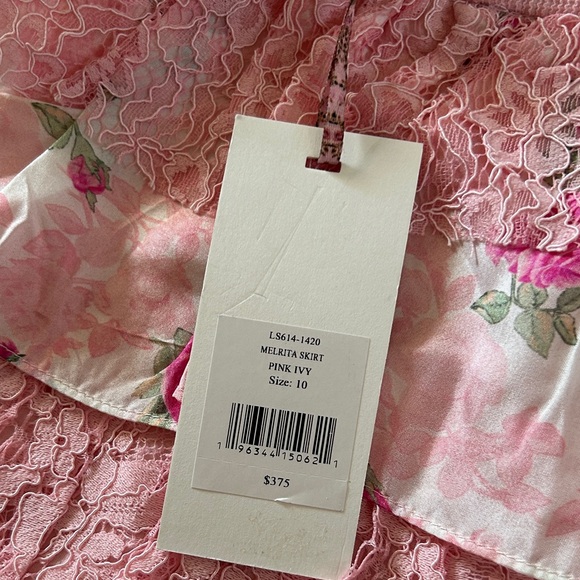 NWT Loveshackfancy Melrita Skirt - Picture 5 of 8